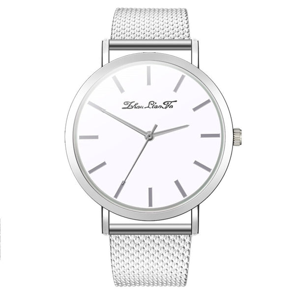 New Fashion Women Watches Business Analog Quartz Watch Ladies Casual Silicone Belt Watch Rose Gold Clock Gift Zegarek Damski @50