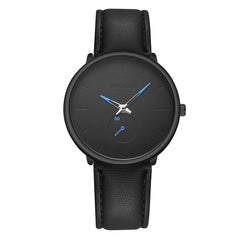 YOLAKO Simple High Quality Leather Strap Fashion Men's Watch Belt Casual Watch Round Single Eye Dial Watches Zegarek Meski