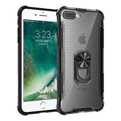 Transparent 360 Rotating Ring Case For iphone 11 11pro Ultra-thin Rubber Bumper Hybird Case For iphone XS Max X XR 6 6s 7 8 Plus