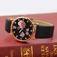 2020 Style Women Watches Fashion Luxury Leather Band Analog Quartz Wristwatch Flower Ladies Watch Women Dress Reloj Mujer Clock*