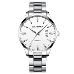 Business Men Watch Analog Quartz Sport Watch Mens Watches Alloy Case Synthetic Stainless Steel Top Brand Luxury Masculino Reloj