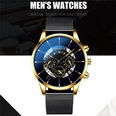 Reloj Hombre 2020 Luxury Men's Fashion Business Calendar Watches Men casual Stainless Steel Mesh Belt Analog Quartz Watch