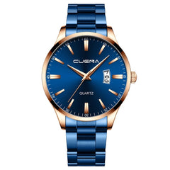 Business Men Watch Analog Quartz Sport Watch Mens Watches Alloy Case Synthetic Stainless Steel Top Brand Luxury Masculino Reloj