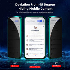 Privacy Tempered Glass Magnetic Case for iPhone 11 XS MAX XR X Anti-peeping Magnet Metal Bumper Cover for iPhone 8 7 6 6S Plus