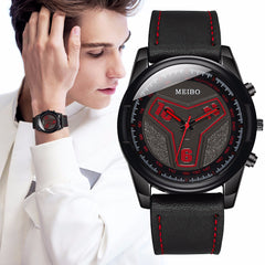 MEIBO Watch Top Brand Watch Men Watches Fashion Waterproof Clock Man Watches Military Luxury Men's Watch Montre Homme 2019