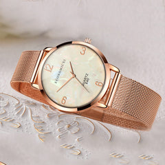 Trend Style Fashion Belt Watch Woman Cool Dial No Digital Female Watch Quartz Watches Mesh Belt Strap Casual Clock Kol Saati@50