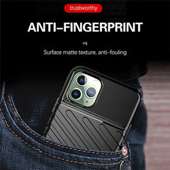 Solid Color Stripe Phone Case For iPhone 11 11 Pro MAX XR X XS Max 7 8 6 6S Plus Soft Silicone Bumper Armor Shockproof Back Case