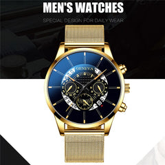 Reloj Hombre 2020 Luxury Men's Fashion Business Calendar Watches Men casual Stainless Steel Mesh Belt Analog Quartz Watch