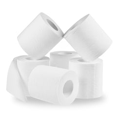 4/6/10 Roll White Toilet Paper Rolls Pack Hollow Replacement Soft 4 Layers Hotel Kitchen Bath Toilet Paper Roll