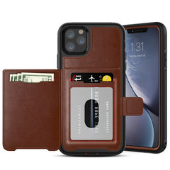 Luxury Magnetic Flip Wallet Case For iPhone 11 Pro XS Max XR X 6 6S 7 8 Plus Cases Hybrid Tough Armor Slide Card Holder Cover