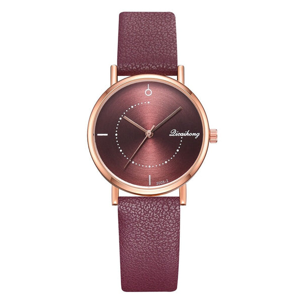 Luxury Women Watches Simple Dial Ladies Quartz Wristwatch Business Leather Strap High Quality Clock  Casual Reloj Mujer @50