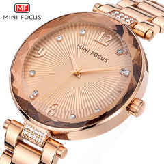 MINIFOCUS Luxury Brand Lady Watch For Woman Quartz Women's Watches Wristwatches Casual Dress Watches Women Fashion Watch 2019