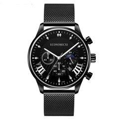 relogio masculino 2020 Fashion Mens Business Watches Men Date Calendar Clock Luxury Stainless Steel Mesh Belt Quartz Wrist Watch