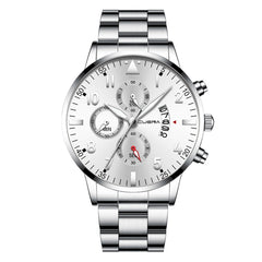 NEW Men's Watch Simple Busine Design Alloy Band Analog Quartz Wristwatch Rose Gold Men Watches Male Clock Hot Relogio Masculino