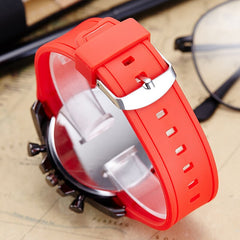 Men's Watch Sports Silicone Strap Watches Masculino Relogio Durable Silicone Military Quartz Clock Reloj Hombre