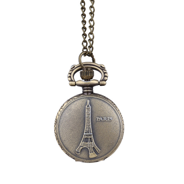 Vintage Charm Black Unisex Fashion Roman Number Quartz Steampunk Pocket Watch Women Man Necklace Pendant with Chain Gifts @50