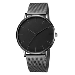 Luxury Watch Woman Mesh Ultra-thin Stainless Steel Quartz Wrist Watch Male Clock Free Shipping 2019 Belt ultra-thin Minimalist*X