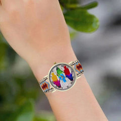Creative Women Watches Multicolour Fish Dial Ladies Quartz Wristwatch Multicolor Strap Fashion Clock Gift Relojes Para Mujer@50