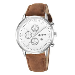 Fashion Mens Watches Top Brand Business Sport Quartz Wrist Watch Luxury Leather Belt Clock Simple Wristwatch Relogio Masculino@5
