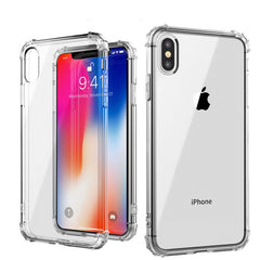 Heavy Duty Protection Case For iPhone 11 Pro Max X XS Max Four Corner Strengthen Silicon Clear Cover For iPhone XR 6 6S 7 8 Plus