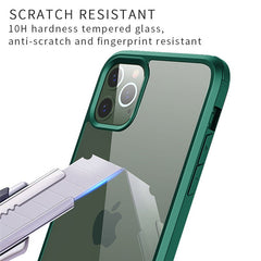 Double-Sided Tempered Glass Phone Case For iPhone 11 11 Pro Max XR XS Max X Soft Silicone edge Transparent Shockproof Hard Cover
