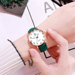 Luxury Women Watches Love Pattern Dial Quartz Wristwatches Ladies Business Leather Strap Female Clock Dress Montre Femme@50
