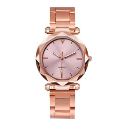 Hot Watches Women Romantic Rose Gold Alloy Strap Clock Ladies Female Rhinestone Casual Quartz Wristwatches Gift Dress Bayan Saat
