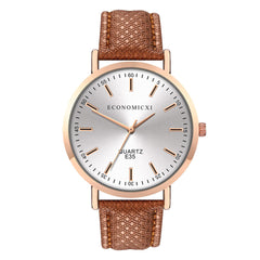 Cassic Style Women Watches High Quality Leather Strap  Dial Ladies Quartz Wristwatch Scale Dial Clock Gift Relojes Para Mujer@50