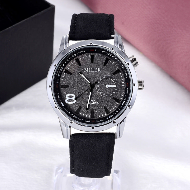 Reloj Hombre 2019 MILER  Leather Casual Sports Men's Watch Military Watches Quartz Relogio Masculino Out Door Style Wristwatch