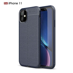PU Leather Phone Case For iPhone 11 11 Pro Max Back Cover Luxury Silicon Bumper Phone Case on For iPhone 11 Pro Fundas Cases