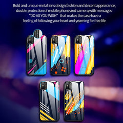 Metal Glass Lens protection Phone Case For iPhone 11 11 Pro Max XR XS Max 8 7 6 6S Plus Colorful Artistic soft TPU back Cover