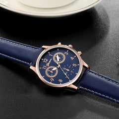 Fashion  Casual Military Sport Leather Quartz Analog Men's Wrist Watch Men Watches Clock Relogio Masculino Montre Homme