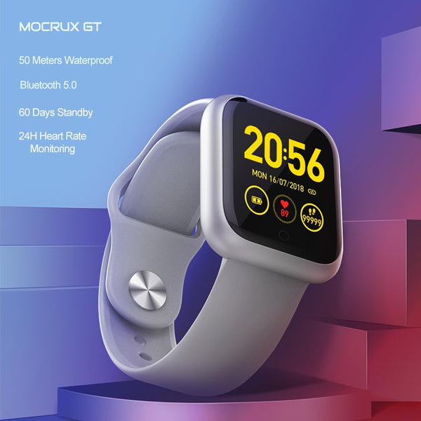 MKSGT Smart Watch Waterproof Fitness Sport Watch Heart Rate Tracker Call/Message Reminder Bluetooth Smartwatch For Android iOS