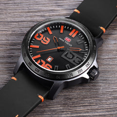 MINI FOCUS Luxury Brand Men Watches Leather Watch Strap Fashion Casual Dress Men's Wrist Watches Quartz Watch Men Waterproof