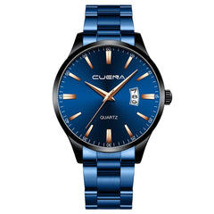 Business Men Watch Analog Quartz Sport Watch Mens Watches Alloy Case Synthetic Stainless Steel Top Brand Luxury Masculino Reloj