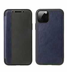 Business Magnetic Flip Translucent Cases For iPhone 11 11 Pro Max XR XS Max X 8 7 Plus Shockproof PU Leather Phone Back Cover