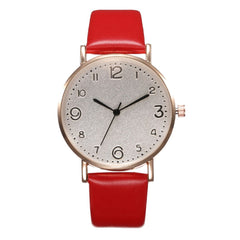 Fashion Women's Luxury Unique Leather Band Analog Quartz WristWatch Golden Ladies Watch Women Top Style Dress Clock Reloj Mujer*