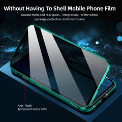 Privacy Tempered Glass Magnetic Case for iPhone 11 XS MAX XR X Anti-peeping Magnet Metal Bumper Cover for iPhone 8 7 6 6S Plus