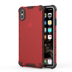 Honeycomb Rugged Hybrid Armor Case For iPhone XR XS Max 8 7 6s 6 Plus PC+TPU Shockproof Transparent Heat dissipation Back Cover