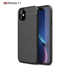 PU Leather Phone Case For iPhone 11 11 Pro Max Back Cover Luxury Silicon Bumper Phone Case on For iPhone 11 Pro Fundas Cases