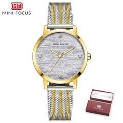 MINIFOCUS Womens Watches Top Brand Luxury Women Watch 2020 Simple Blue Watch Ladies Quartz Female Wristwatch Hand Clock Casual