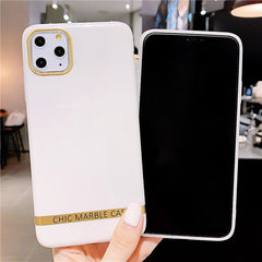 Phone Case For iPhone 11 Pro Max XR XS Max 7 8 Plus 6 6S Solid Color Electroplated Glitter Soft IMD Back Cover Coque