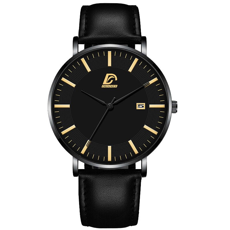 Reloj Hombre 2020 Luxury Mens Fashion Business Minimalist Watches Ultra Thin Stainless Steel Mesh Belt Analog Quartz Wrist Watch