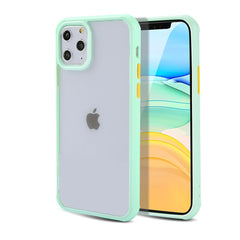Transparent Armor case for iphone 11Pro Max X XR XS Max 7 8 6 6sPlus Colorful Silicone Frame Shockproof Back cover For iphone 11