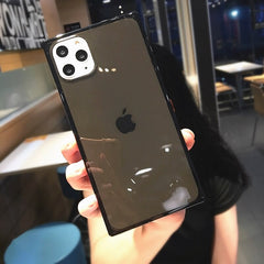 TIKITAKA Fashion Square Phone Case For iPhone 11Pro Max XR X 6 6S 7 8 Plus XS Max XR Cases Soft Silicone Transparent Cover Coque