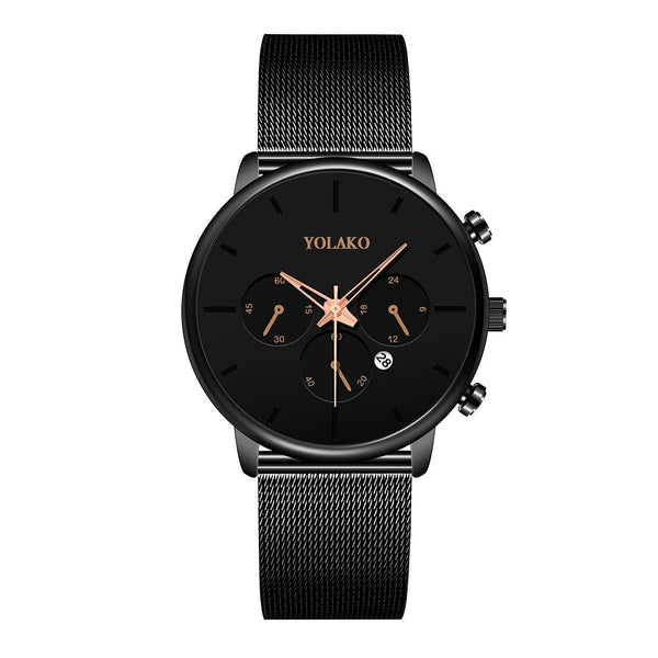 2020 NEW Men Watch Synthetic Mesh Belt Analog Quartz Sport Watch Mens Watches Top Brand Luxury Clock Gift Masculino Relo@50