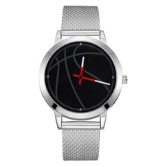 Simple Men Watches Basketball Dial Belt Analog Quartz Sport Watch Mens Watches Top Brand Business Gift Clock Masculino Reloj @50