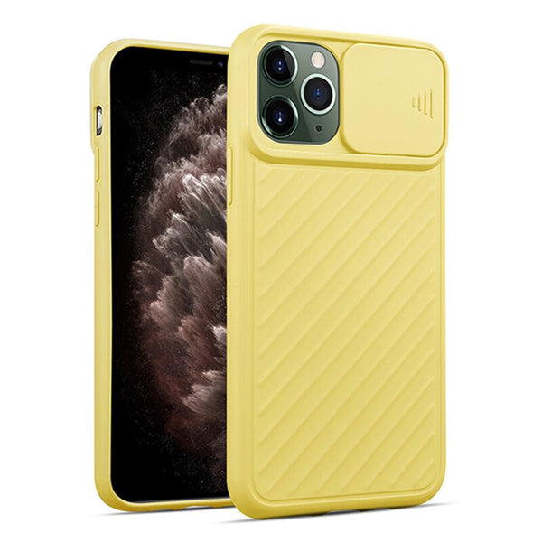 Colorful Silicone Shockproof Phone Case For iphone 11 Pro Max XR X XS Max 7 8 Plus Camera Protection Soft TPU Solid Color Cover