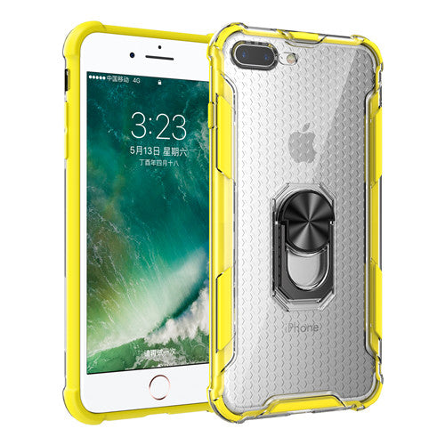 Transparent 360 Rotating Ring Case For iphone 11 11pro Ultra-thin Rubber Bumper Hybird Case For iphone XS Max X XR 6 6s 7 8 Plus