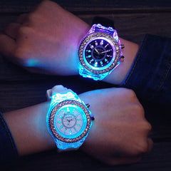 Fashion Men's Watch Outdoor Silicone LED Illuminated Colorful Sports Watches Quartz Watches Relogios Masculino